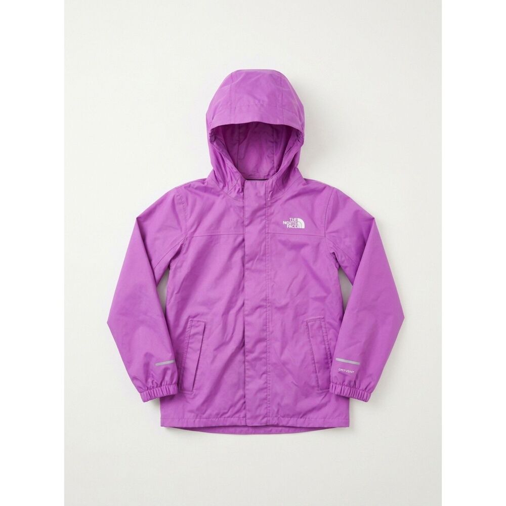 The North Face Girls Bright Pink Magenta Waterproof Rain Jacket 6